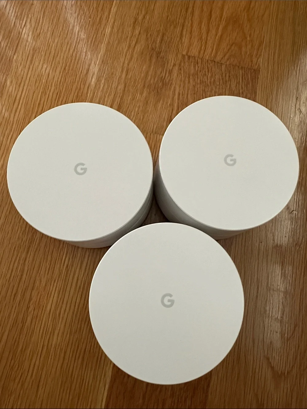 Google Mesh Wifi System - White Trio with Cables